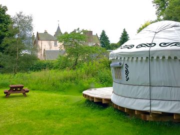 Bamff House from the South yurt