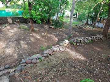 Pitches divided by stones