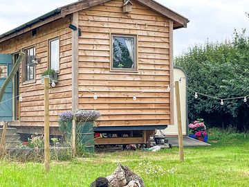 Exterior of the hut