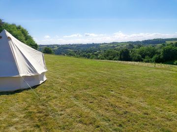 Bell tent with a view