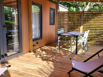Terrace with outdoor furniture