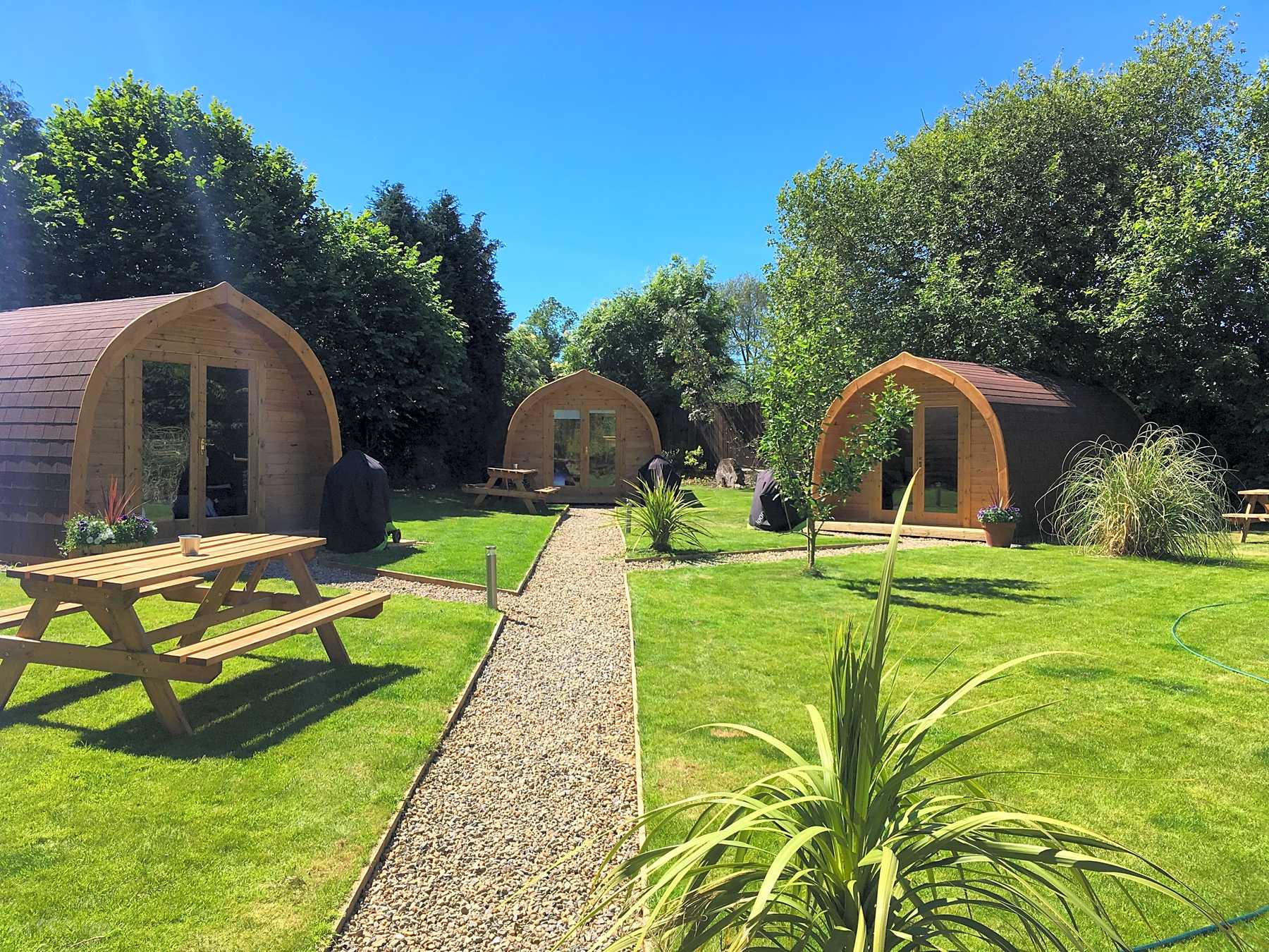 the gables pod camping bishop auckland pitchup