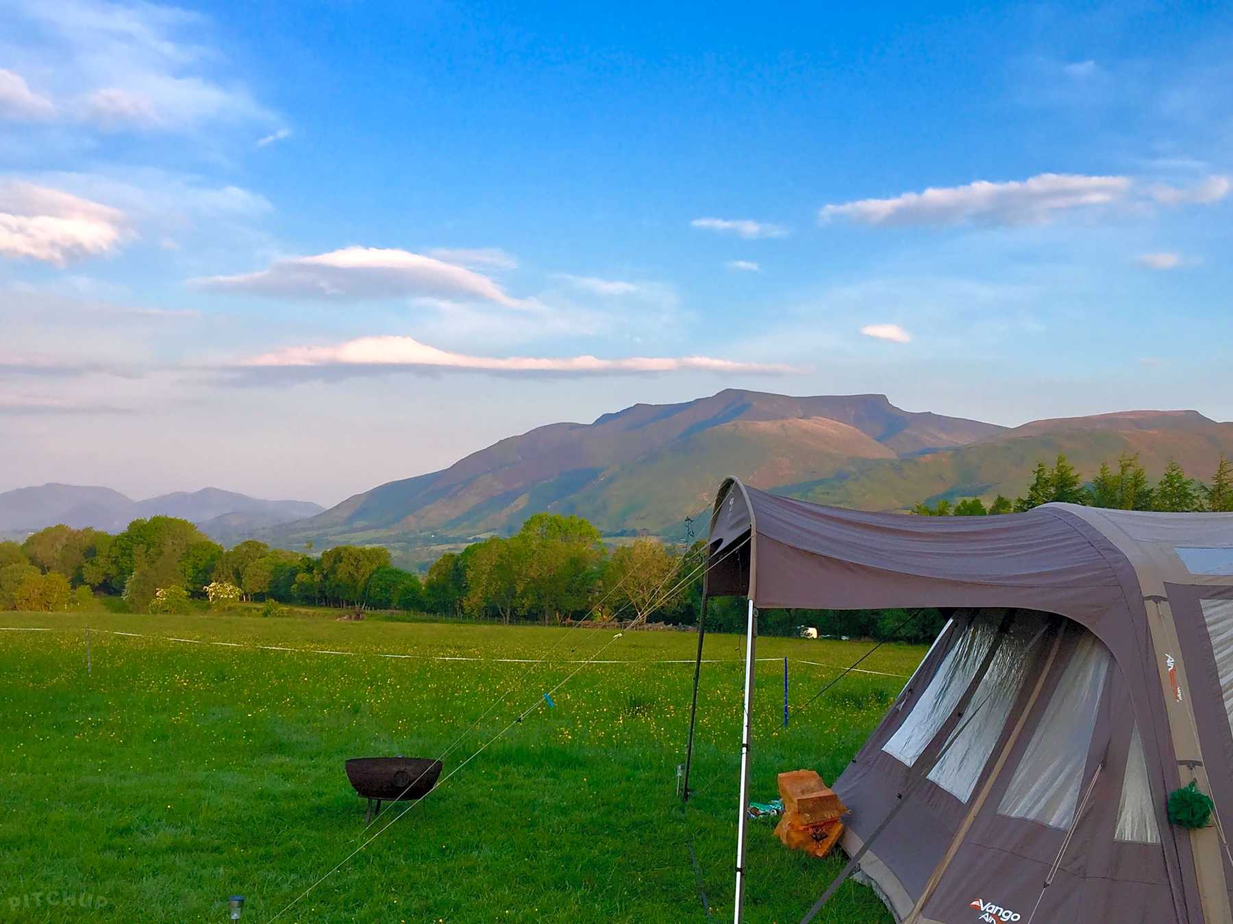 Dog-friendly pitches in the Lake District (Gill Head Farm)