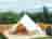 Willow Valley Camping Park: Bell tent on a wooden deck