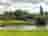 Foxholes Farm: View of the pods from the farm
