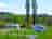 Bryndu Caravan and Camping: Hardstanding/grass pitch with electric hook up and water
