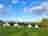 Blackwater Farm: Visitor image of the view of the bell tents from the tent pitches