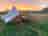 Lightfoot's Farm: Sunset over a tent