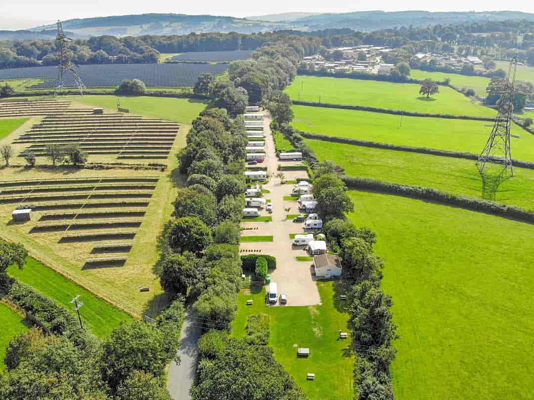Sunny Side Caravan and Camping: Visitor image of an aerial view of site