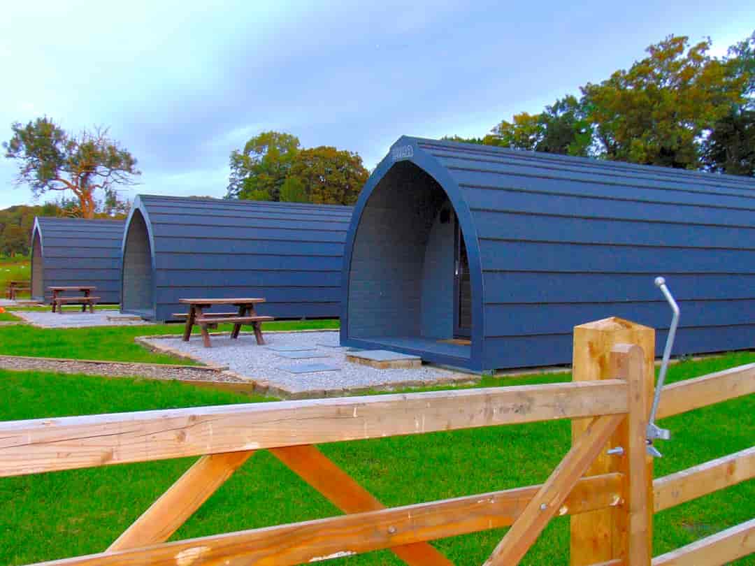 Glamping at Greendale: Our three luxury pods situated in the lovely countryside