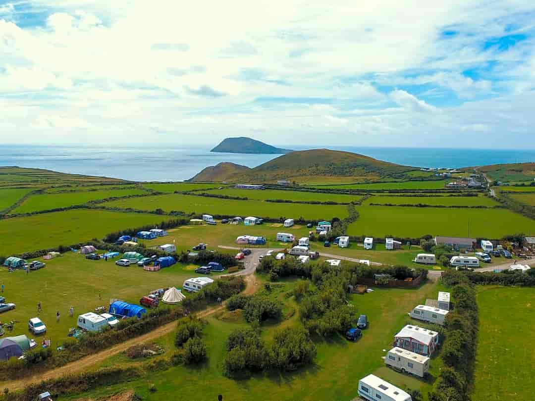 Ty-newydd Farm: Site view from above