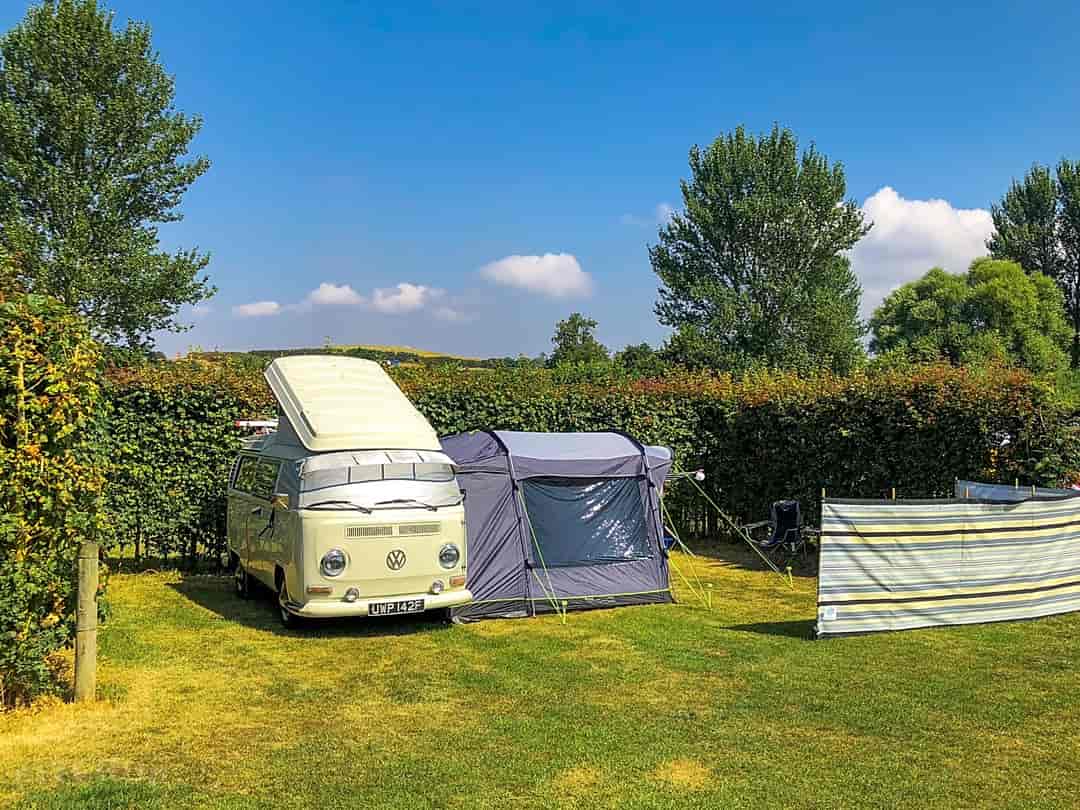 Prattshayes Campsite: Spacious secluded pitches