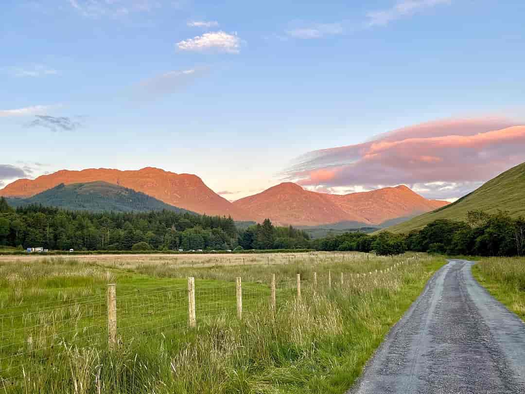 Moyle Park Campsite: Campsite and surroundings