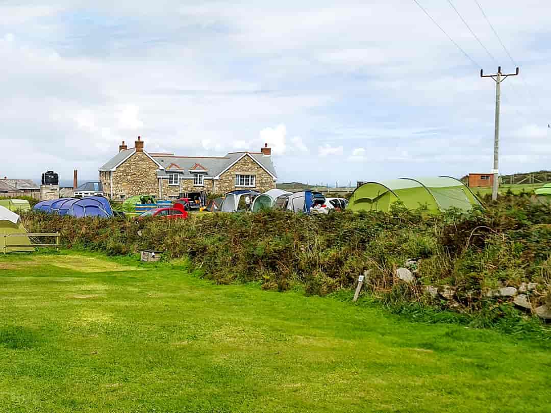 Higher Penderleath Caravan and Camping Park: View from the top field