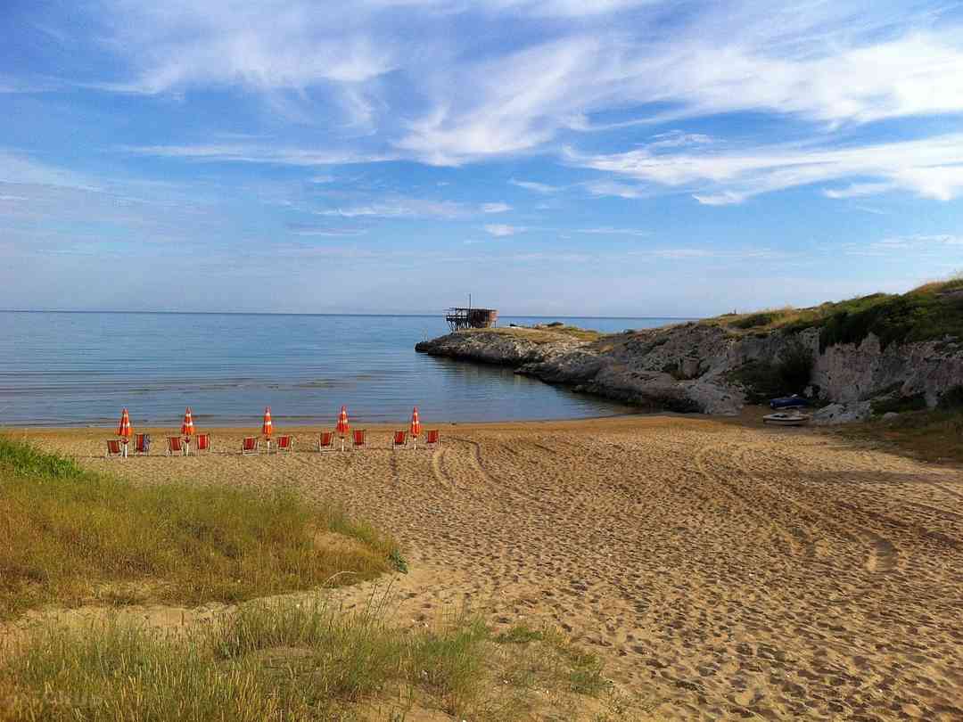 Village Baia Falcone: Private beach