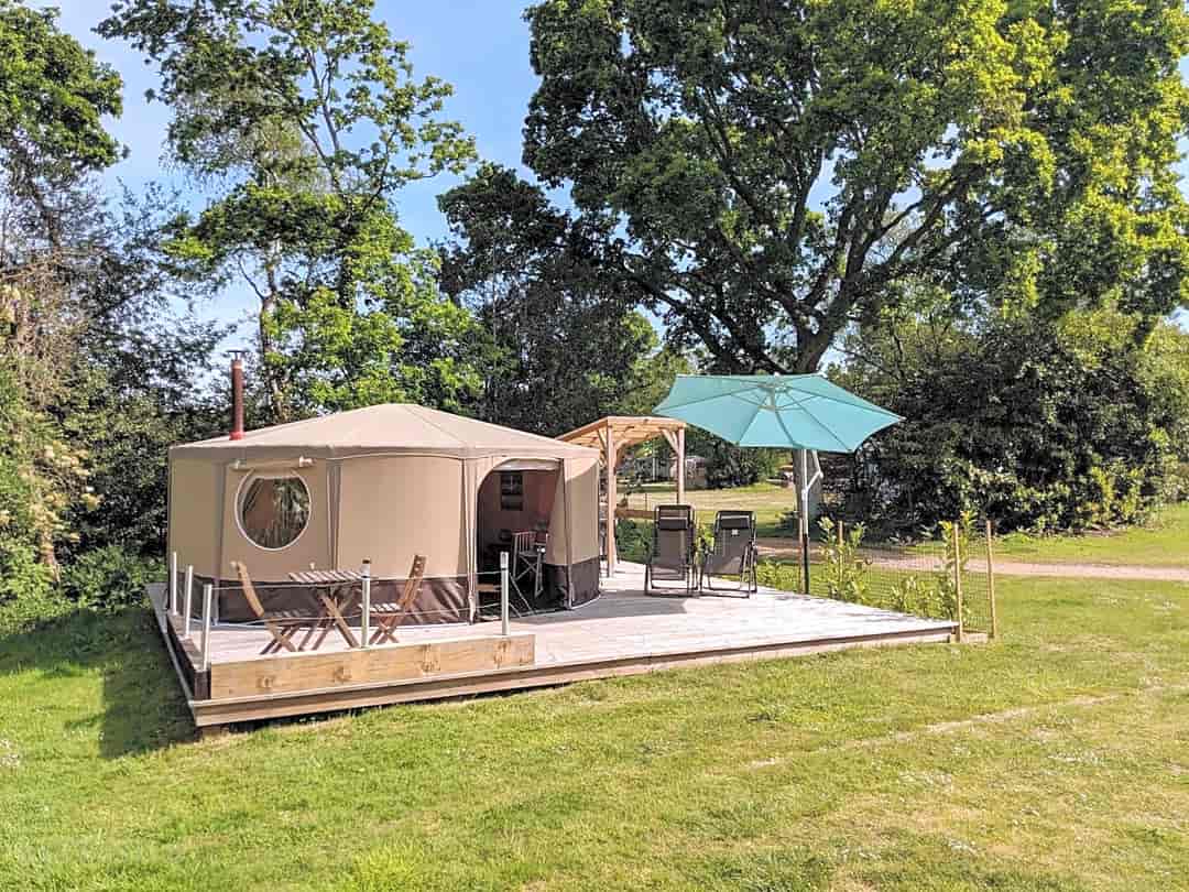 Back of Beyond Touring, Camping and Glamping Park: The yurt