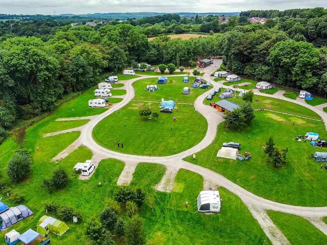 Riddings Wood Holiday Park: Aerial view of the site
