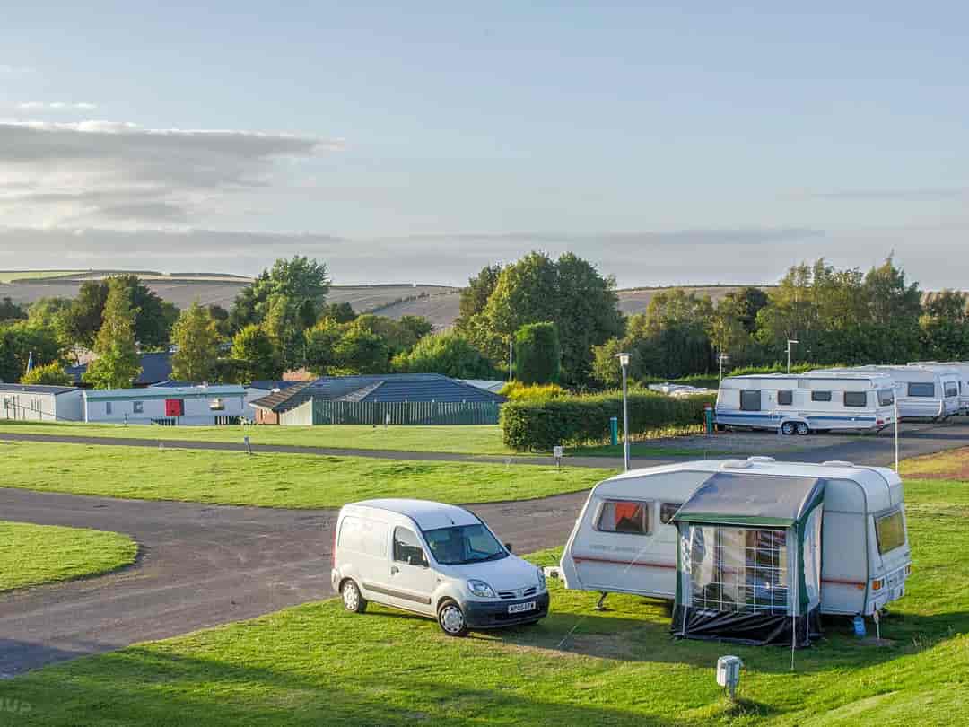 Thurston Manor: View over the site