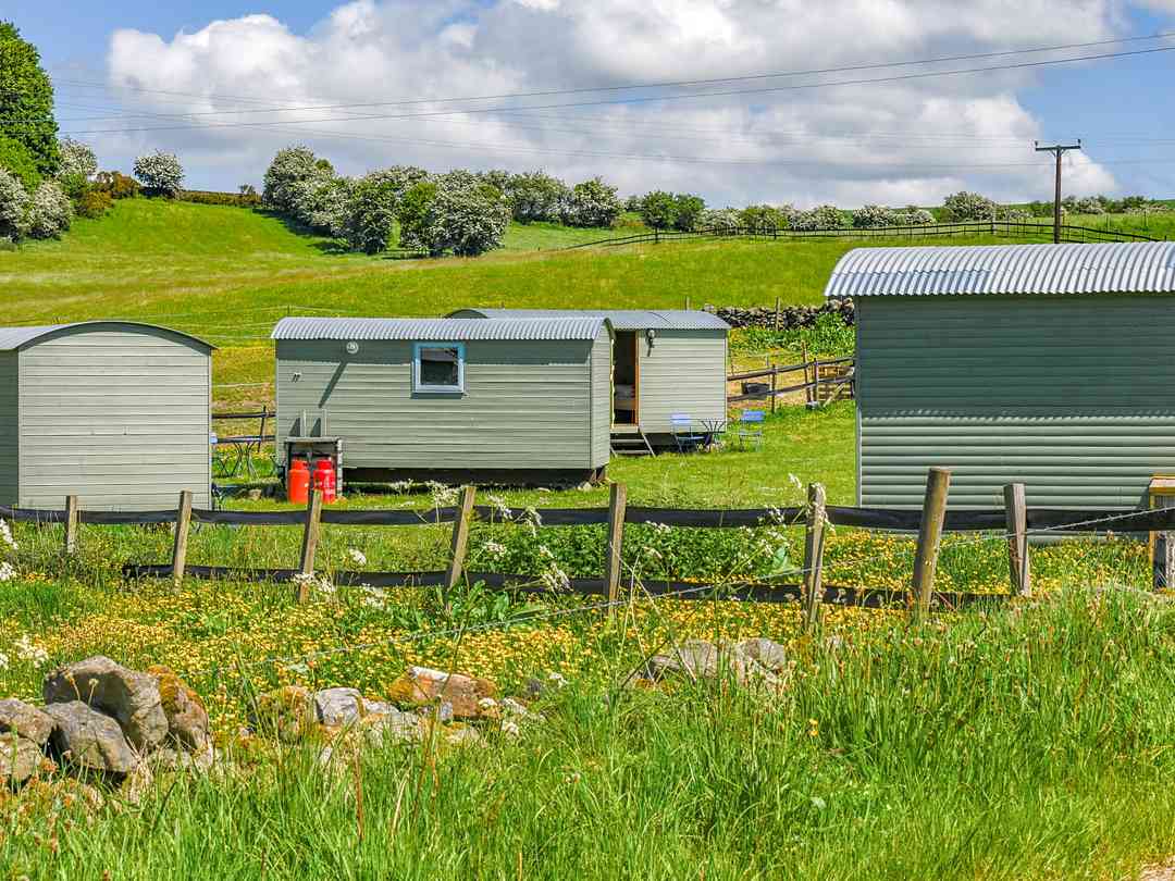 Corriehall Stopover: Visitor image of the Shepherd's huts