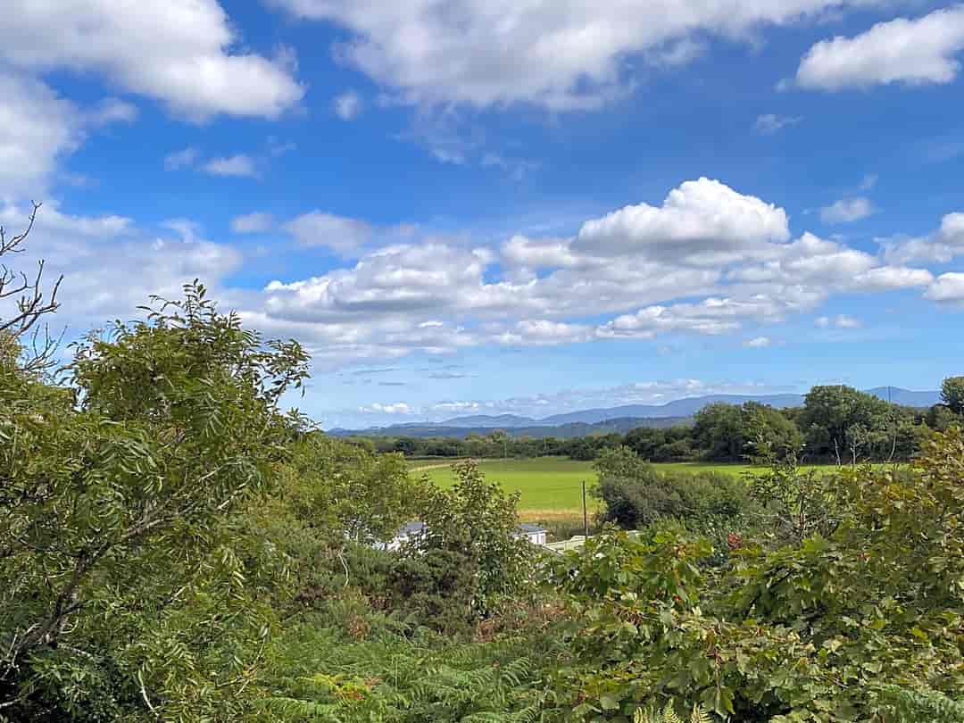 Bwlch Holiday Park: View towards Snowdonia
