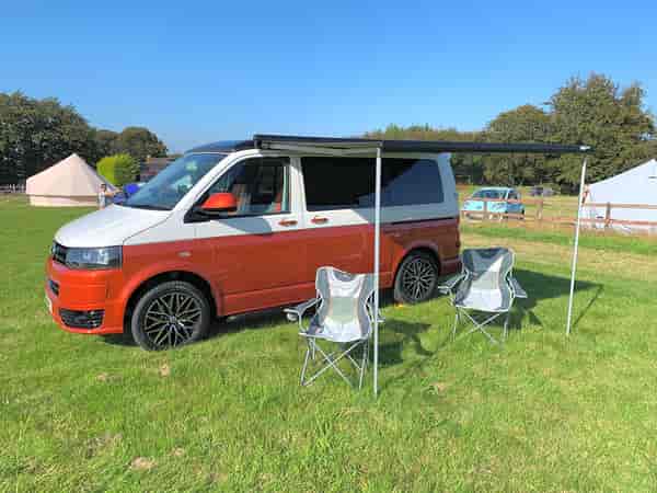 Non-electric grass tent or motorhome pitch