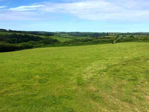 Non-electric grass tent or trailer tent pitch