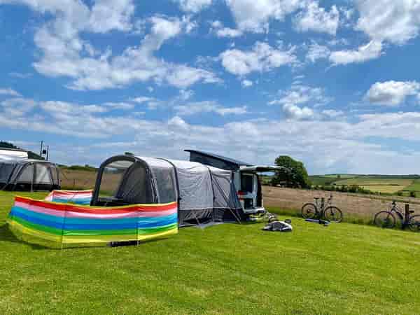 Electric optional hardstanding motorhome pitch