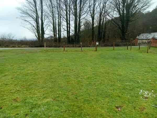Non-electric grass and gravel tent pitch