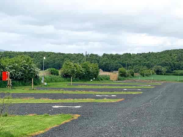 Fully-serviced hardstanding touring pitch