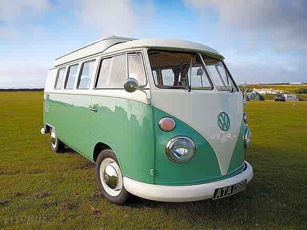 Non-electric grass campervan pitch