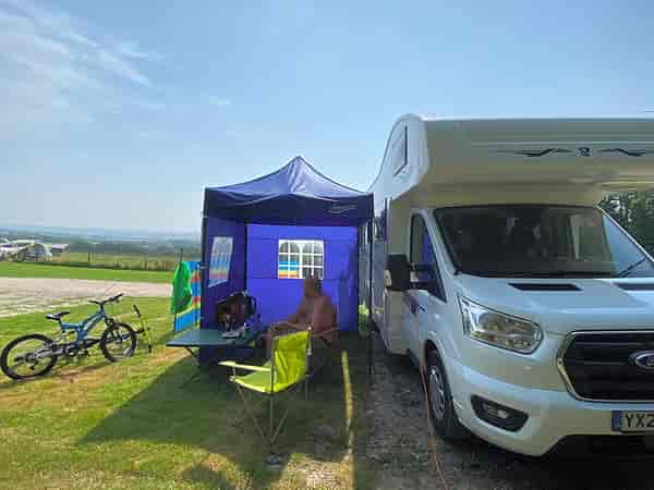 Electric hardstanding touring pitch