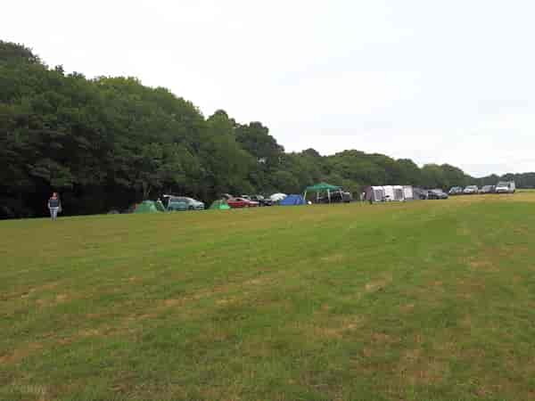 Brooks #3 non-electric grass tent pitch