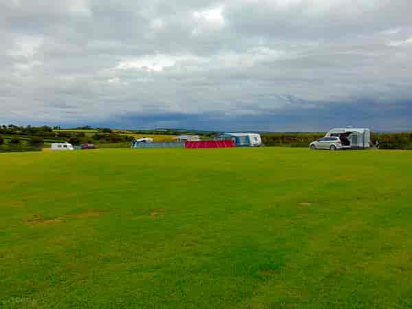 Electric grass pitch (sloping)