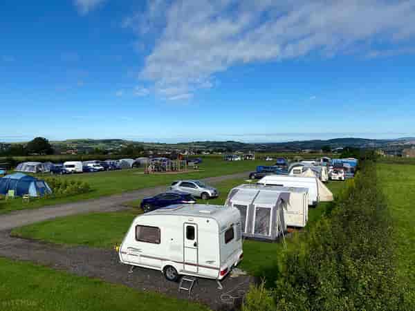 Electric grass touring pitch