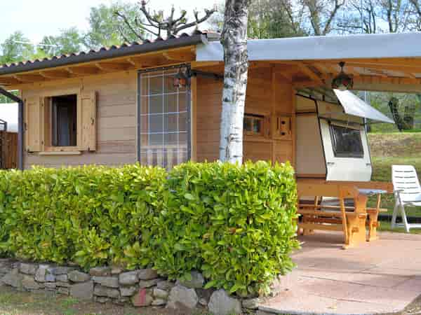 Caravane statique Glicine 1 chambre
