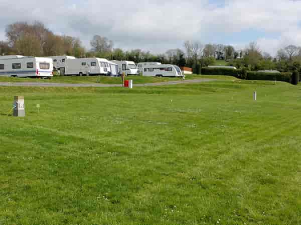 Grove electric grass tent pitch