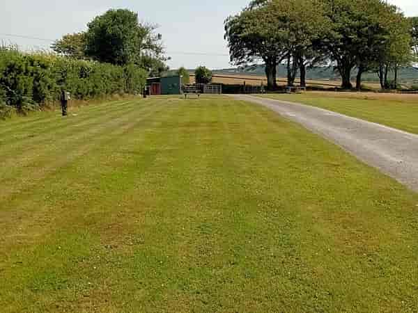 Fully-serviced grass pitch