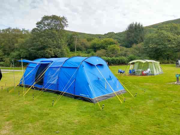Non-electric grass tent or trailer tent pitch (large)