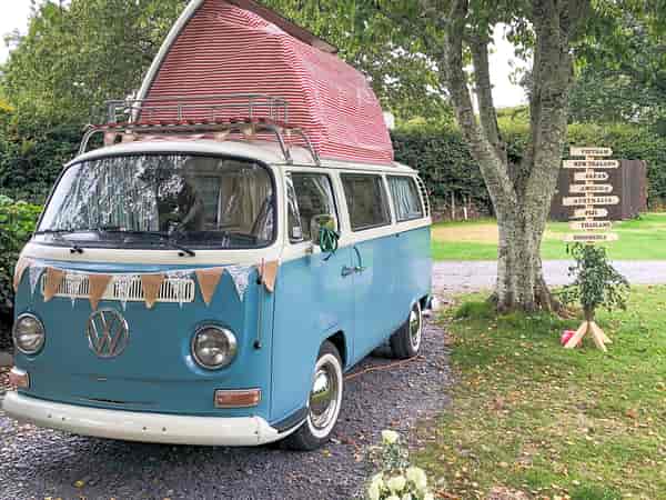 Electric optional hardstanding campervan pitch (maximum 6 metres)