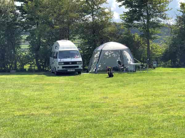 Emplacement (Field 1) sur herbe avec électricité (de taille moyenne)