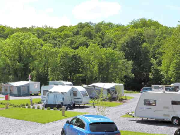 Electric optional hardstanding touring pitch (deluxe, TV aerial)