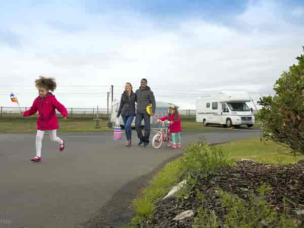 Electric hardstanding touring pitch