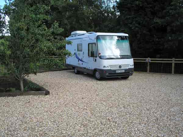 Electric hardstanding motorhome pitch