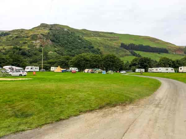 Non-electric grass tent pitch (five person)