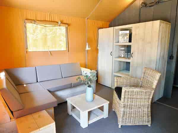 2 bedroom safari tent (private bathroom amenities, XL)