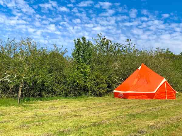 The Big Orange bell tent