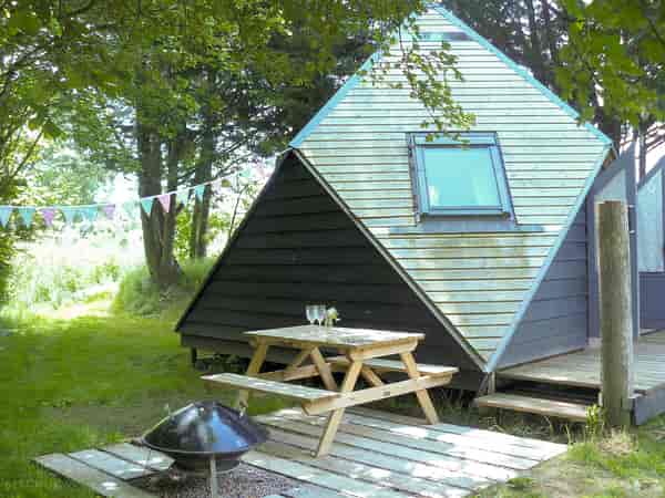 Blockhaus The Pyrapod (2 Erwachsene 1 Kind)