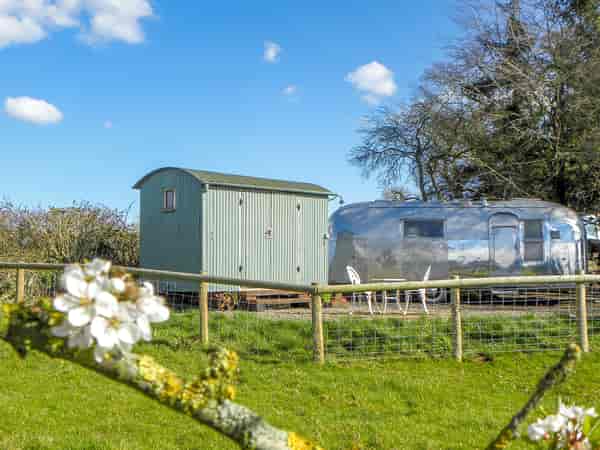 Ludlow Vintage Airstream on-site touring caravan