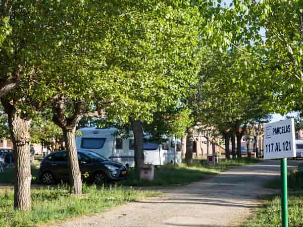Power optional grass RV site