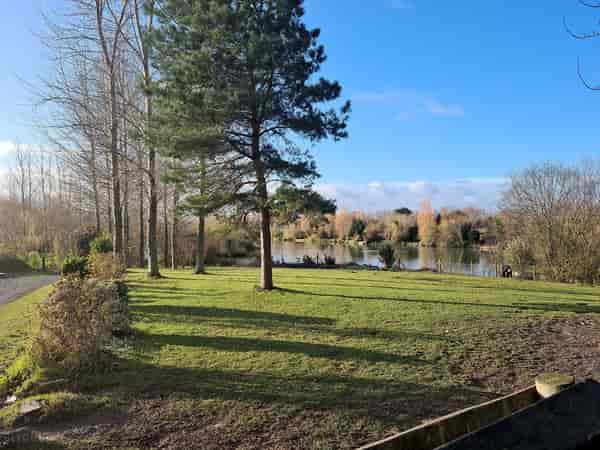 Electric gravel motorhome pitch (lake view)